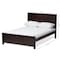 Baxton Studio Catalina Dark Brown-Finished Wood Full Platform Bed 143-7863 - alternate 8